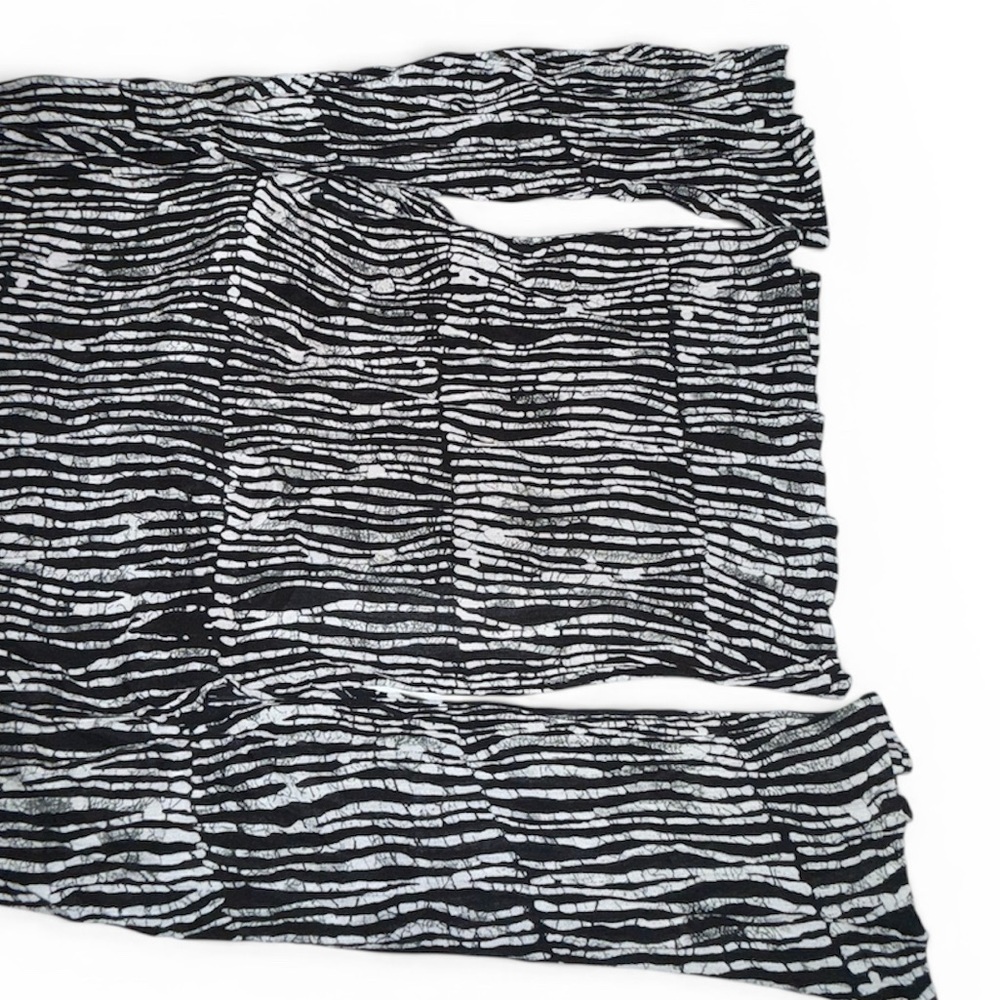 Raga Maxi Dress Medium Black Ivory Tiered Boho Halter Embroidered  100% Viscose - Picture 7 of 12